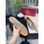 Tory Burch Minnie Travel Ballet Flats in Soft Napa Leather Crinkled Gold