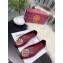 Tory Burch Minnie Travel Ballet Flats in Soft Quilted Napa Leather Burgundy