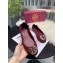 Tory Burch Minnie Travel Ballet Flats in Soft Quilted Napa Leather Burgundy