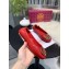 Tory Burch Minnie Travel Ballet Flats in Soft Quilted Napa Leather Red
