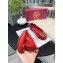 Tory Burch Minnie Travel Ballet Flats in Soft Quilted Napa Leather Red