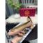 Tory Burch Chelsea Patent Cap-Toe Ballet Flats Pink