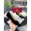Tory Burch Chelsea Patent Cap-Toe Ballet Flats Suede Black