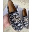 Dior Crystal Logo Oblique Canvas Espadrilles White 2020