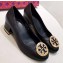 Tory Burch Heel 5cm Minnie Pumps Black/Gold