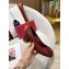 Tory Burch Heel 5cm Minnie Pumps Burgundy