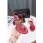 Dolce & Gabbana Nappa Leather Devotion Flip Flops Sandals Red 2020