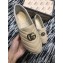 Gucci Leather Platform Espadrilles Nude With Double G 2020