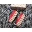 Gucci Leather Platform Espadrilles Red With Double G 2020