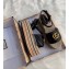 Gucci Leather Platform 5.5cm Espadrilles Sandals Black With Double G 2020