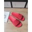 Gucci Matelassé Quilted GG Rubber Slide Sandals Red 2020