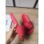 Gucci Matelassé Quilted GG Rubber Slide Sandals Red 2020