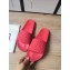 Gucci Matelassé Quilted GG Rubber Slide Sandals Red 2020