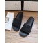 Gucci Matelassé Quilted GG Rubber Slide Sandals Black 2020