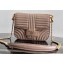 Prada Diagramme Leather Shoulder Bag 1BD217 Nude 2020