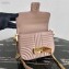 Prada Diagramme Leather Shoulder Bag 1BD217 Nude 2020