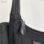 Prada Re-Edition 1995 Nylon Mini Hobo Bag 1BC114 Black 2020