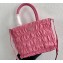 Prada Embossed Nylon Tote Bag 1BG321 Pink 2020