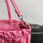 Prada Embossed Nylon Tote Bag 1BG321 Pink 2020