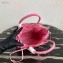 Prada Embossed Nylon Tote Bag 1BG321 Pink 2020