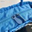 Prada Embossed Nylon Tote Bag 1BG321 Blue 2020