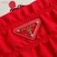 Prada Embossed Nylon Tote Bag 1BG321 Red 2020