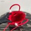 Prada Embossed Nylon Tote Bag 1BG321 Red 2020