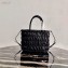 Prada Embossed Nylon Tote Bag 1BG321 Black 2020