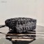 Prada Embossed Nylon Tote Bag 1BG321 Black 2020
