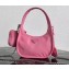 Prada Re-Edition 1995 Nylon Mini Hobo Bag 1BC114 Pink 2020