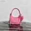 Prada Re-Edition 1995 Nylon Mini Hobo Bag 1BC114 Pink 2020