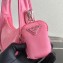 Prada Re-Edition 1995 Nylon Mini Hobo Bag 1BC114 Pink 2020