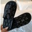 Louis Vuitton Monogram-embroidered Satin Homey Flat Mules Black 2020