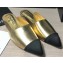 Chanel Lambskin and Satin Slippers Metallic Gold/Black 2020