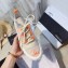 Chanel CC Logo Sneakers White/Orange 2020