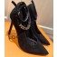 Louis Vuitton Heel 10cm Call Back Pumps Suede Black 2020