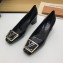 Louis Vuitton Heel 5.5cm Square LV Initials Madeleine Pumps Patent Black 2020