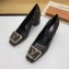 Louis Vuitton Heel 7.5cm Square LV Initials Madeleine Pumps Patent Monogram Canvas 2020