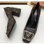 Louis Vuitton Heel 7.5cm Square LV Initials Madeleine Pumps Patent Monogram Canvas 2020