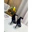 Louis Vuitton Heel 10cm Crystals Call Back Sandals Suede Black 2020