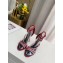 Louis Vuitton Heel 10cm Crystals Call Back Sandals Suede Red 2020