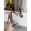 Louis Vuitton Heel 10cm Crystals Call Back Sandals Suede Camel 2020