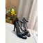 Louis Vuitton Heel 10cm Melody Sandals Suede Black 2020