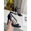 Louis Vuitton Heel 10cm Melody Sandals Suede Black 2020