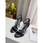 Louis Vuitton Heel 10cm Melody Sandals Suede Black 2020