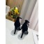 Louis Vuitton Heel 10cm Melody Sandals Suede Black 2020