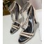 Louis Vuitton Heel 10cm Melody Sandals Patent Nude 2020