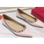 Valentino Rockstud Ballet Flats Ballerinas in Patent Leather Light Pink