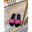 Louis Vuitton Monogram LV Dauphine Lock it Flat Mules Fuchsia 2020