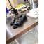 Louis Vuitton Heel 4.5cm LV Dauphine Lock it Mules Calf Leather Black 2020